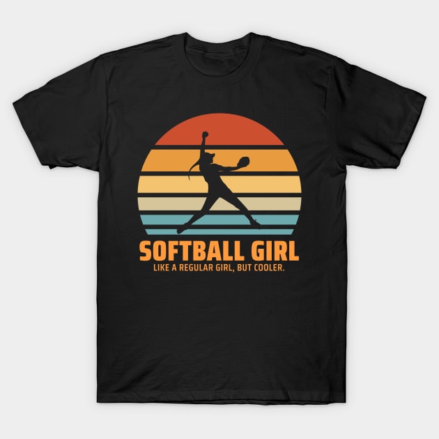 softball girl T-Shirt by meihera artworks